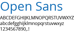 TEA Primary Font: Open Sans