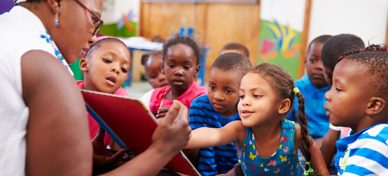 Photo of kids learning